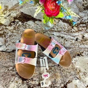 Justice Girl's Footbed Sandal